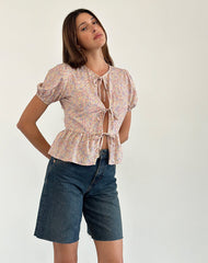 Ajasi Blouse in 70s Prairie Girl