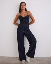 Nuvia Trousers in Chambray Indigo