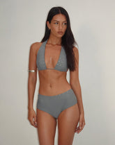 Kairi Bikini Bottom in Charcoal with Studs