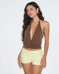 Eunia Shorts in Lemon