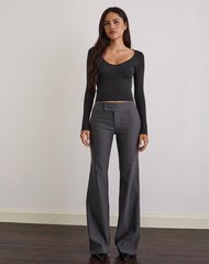 Falita Trouser in Tailoring Charcoal
