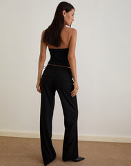 Faria Trouser in Tailoring Black