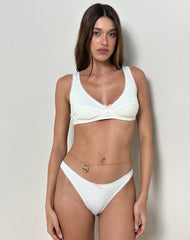 Yinis Knicker in Pointelle Ivory with Bow