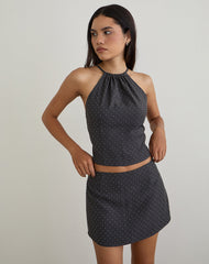 Irka Skirt in Diamante Grey