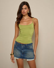 Jasila Vest Top in Green
