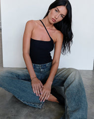 Kacya Asymmetric Top in Black