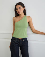 Klazari Top in Jersey Sage Green