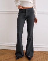 Malvinas Trouser in Tailoring Grey Stripe