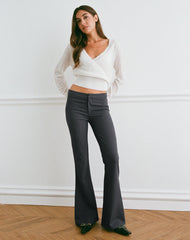 Malvinas Trouser in Tailoring Grey Stripe