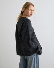 Maureen Cardigan in Dark Grey