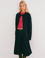 Maureen Cardigan in Dark Navy