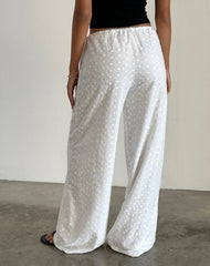 Samir Trouser in Broderie White