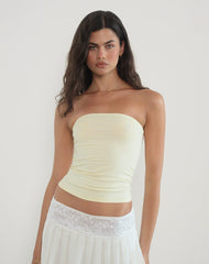 Shaelo Bandeau Top in Buttermilk