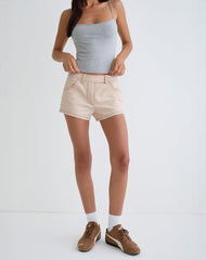 Jirlen Hotpants in Cord Ivory