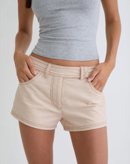 Jirlen Hotpants in Cord Ivory