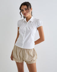 Ulsan Fitted Shirt in White