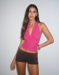 Varys Top in Orchid Lace Hot Pink