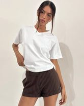 Viman Top in Jersey Ivory