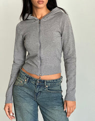 Zella Cardigan in Grey