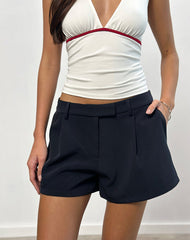 Palis Tailored Shorts in Navy