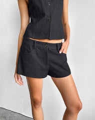 Elegi Hot Pant in Stretch Denim Indigo