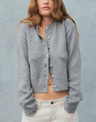Aura Cardigan in Dusty Grey