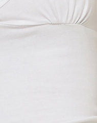 Elspe Halterneck Top in White