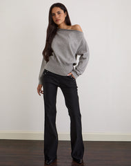 Jalira Jumper in Knit Grey