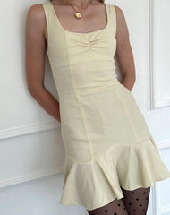 Jetsam Mini Dress in Cream