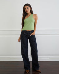 Klazari Top in Jersey Sage Green