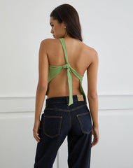 Klazari Top in Jersey Sage Green