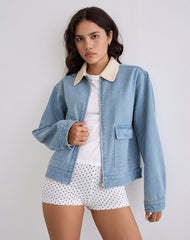 Kahyun Jacket in Denim Light Wash