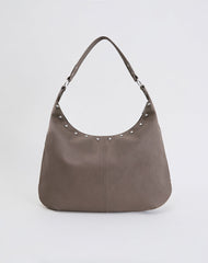 Large Brown Bag with Studs