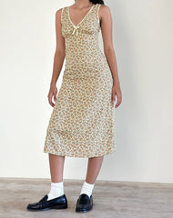 Lavisha Midi Dress in Washed Ditsy