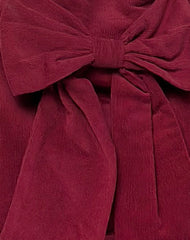 Nagi Bag in Babycord Maroon