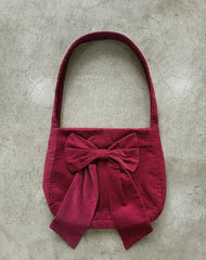 Nagi Bag in Babycord Maroon