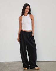 Nala Pleated Trouser in Tailoring Black