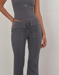 Zallen Trouser in Tailoring Charcoal