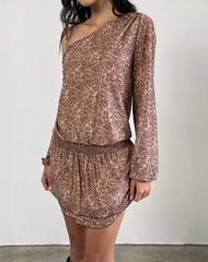 Papinka Dress in Mesh Vintage Paisley Pink