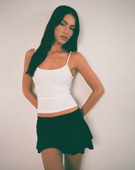 Saeko Micro Skort in Black