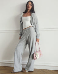 Solay Cami Top in White with Black Micro Polka Print