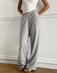 Loose Jogger in Grey Marl