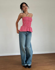 Soter Top in Red Gingham