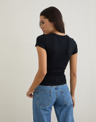 Sutin Tee in Black