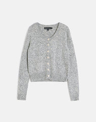 Talira Cardigan in Knit Dark Grey Marl