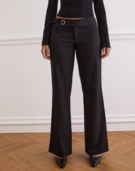 Tova Tie Tailoring Trousers in Black