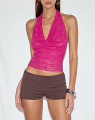 Varys Top in Orchid Lace Hot Pink