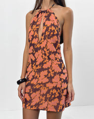 Veslina Mini Dress in Furnishing Floral