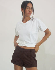 Viman Top in Jersey Ivory