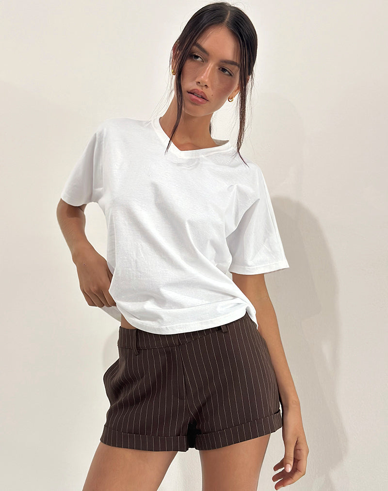 Viman Top in Jersey Ivory